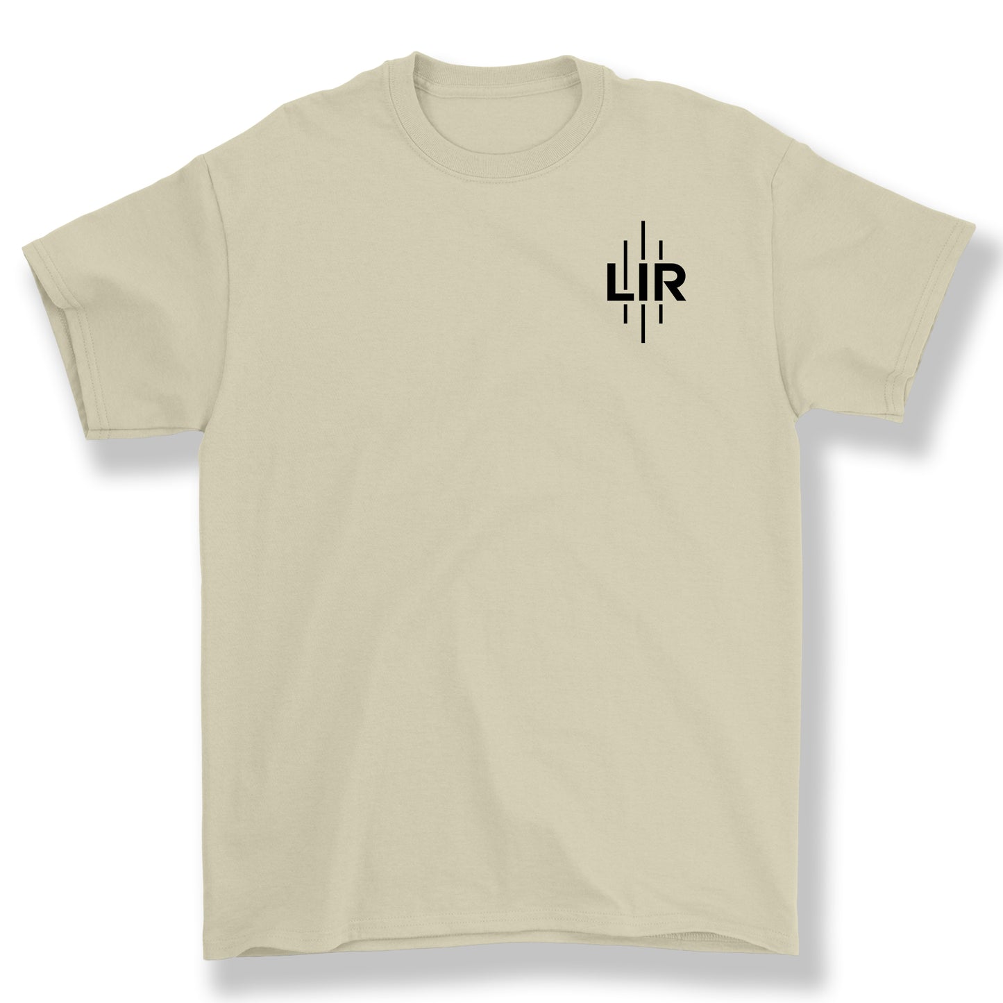 Classic Beige Tee w/ Black Logo