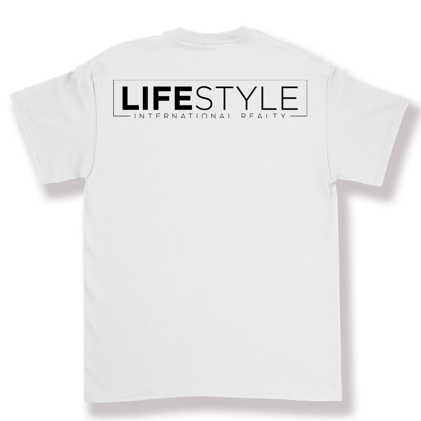 Classic White Tee w/ Black Logos