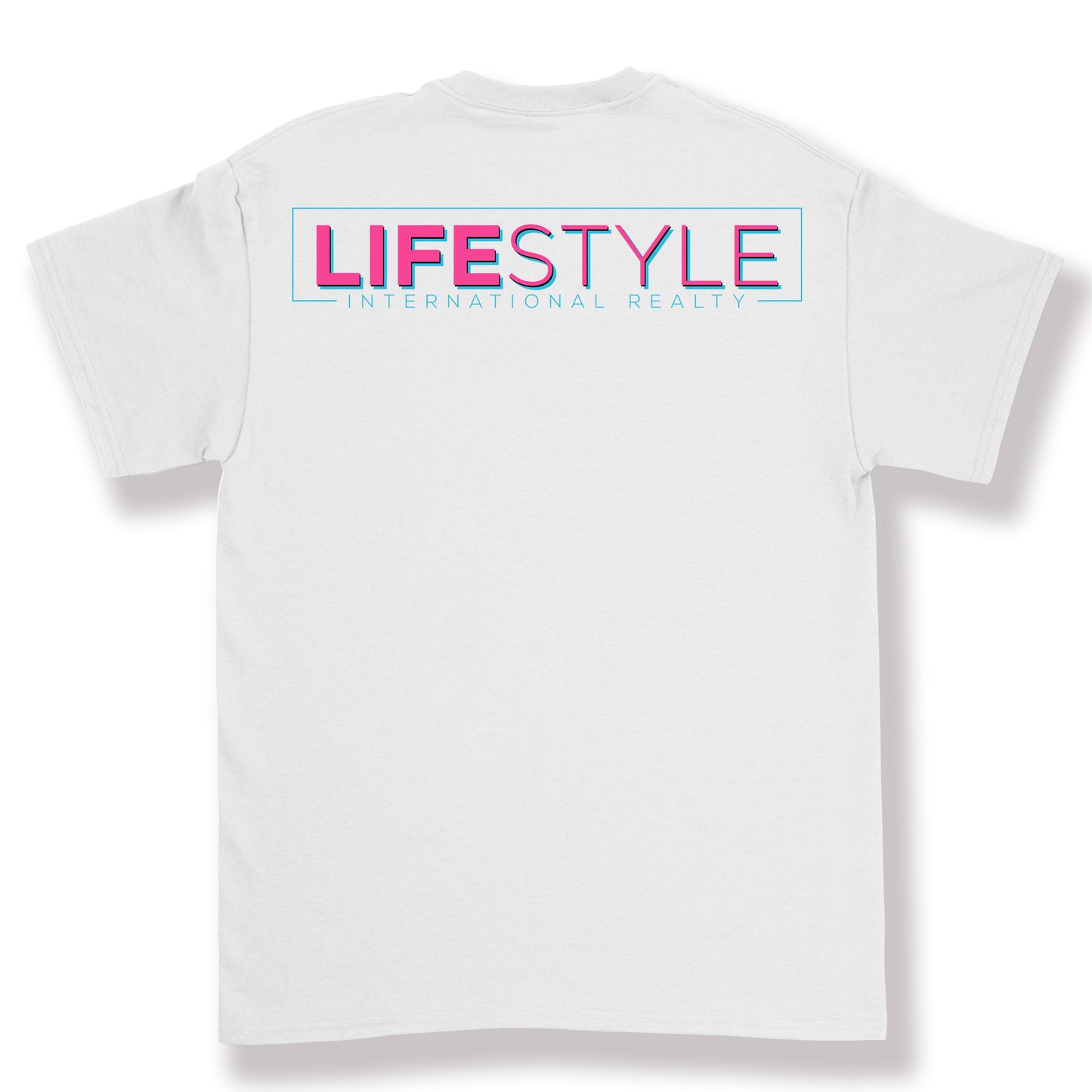 Classic White Tee w/ Color Logo