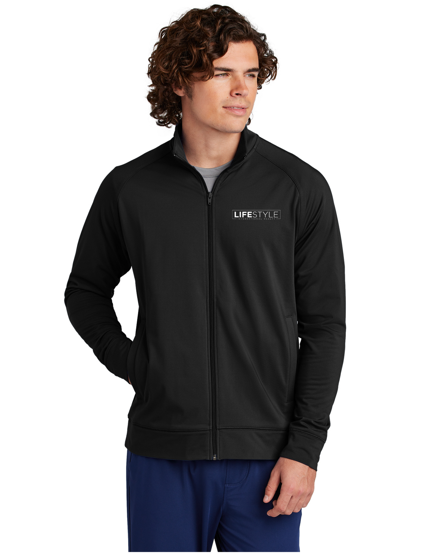 LIR ACTIVEWEAR SPORT STRETCH FULL-ZIP JACKET