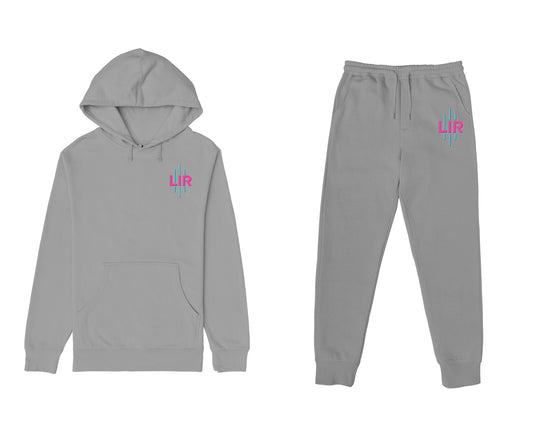 LIR Logo Grey Sweatsuit w/ Color Logo